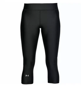 👖Under Armour XS Midrise Capri HeatGear Leggings Compression Activewear UA S1 - Picture 1 of 6