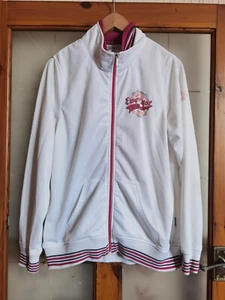 Everlast Size 18 White and Pink Double Zip Sports Jacket - Picture 1 of 7