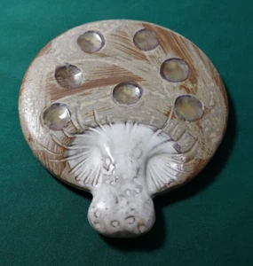 Vintage Mushroom Trivet 6" Made in Japan Ceramic - Picture 1 of 5