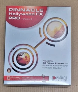 Pinnacle Hollywood FX Pro Version 5 3D Video Effects NEW - Afbeelding 1 van 5