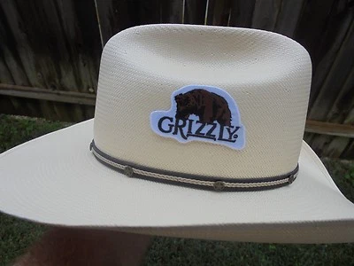 RARO PARCHE SOMBRERO RAPÉ GRIZZLY NUEVO/SIN USAR Foto 1 de 3