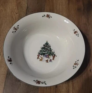 Salem China Co. "WHIMSICAL CHRISTMAS" Servierschale Baum Geschenke - Bild 1 von 8