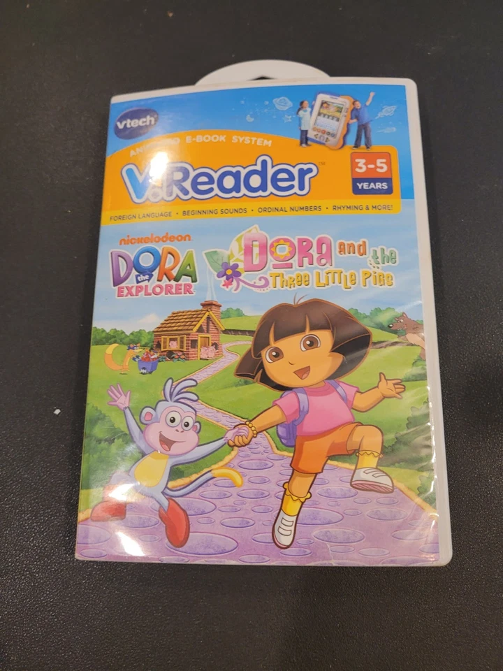 Vtech V.Reader Dora the Explorer Interactive E-Reading System Software - Image 1 of 1