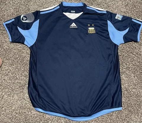 Adidas Argentina 2010 FIFA World Cup Jersey Football Shirt AFA Adult Large Cover