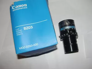 🔥Canon Micro graphics system Lens BZ03 MG0-0293-000 - Made in JAPAN - Picture 1 of 4