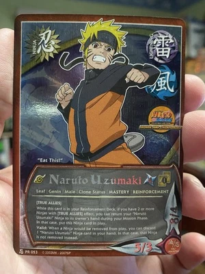 Naruto CCG "Naruto Uzumaki" Foil SJC Ninja Promo Card (PR-053) Bandai America - Image 1 of 2