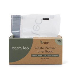 Leo's Loo Too By Casa Leo I Waste Litter Drawer Liner Bags for Automatic Litt... - Bild 1 von 8