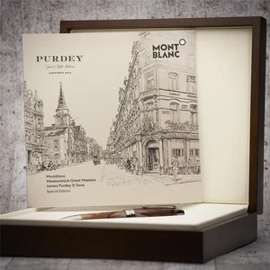 Montblanc Meisterstück Great Masters James Purdey und Sons pluma estilográfica ID 118104 EMBALAJE ORIGINAL - Imagen 1 de 12