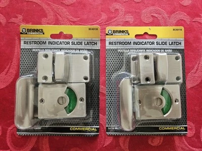 Cierre de puesto de baño 3 piezas níquel satinado Foto 1 de 2