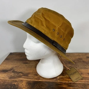 Sombrero Filson Tin Packer Bronceado Oscuro Talla XL Hecho en EE. UU. NUEVO CON ETIQUETAS - Imagen 1 de 9