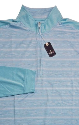 johnnie-O Men's Golf Bert Performance 1/4 Zip Pullover Baja, Size L, NWT $128 - Image 1 of 4