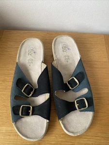 Ladies Gluv your feet Slip On Leather Suede type Mule Size 6 - Picture 1 of 5