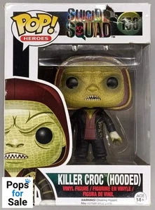 150 Killer Croc (con capucha) - DC Suicide Squad - Caja dañada Funko POP - Imagen 1 de 4