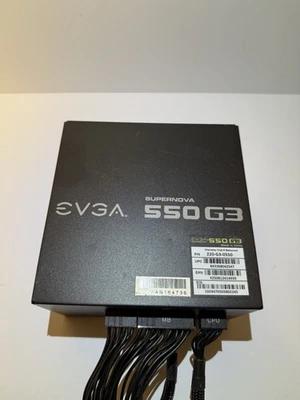 EVGA 550 B3, 80 Plus BRONZE 550W, Fully Modular Power Supply 220-B3-0550-V1 - Image 1 of 4