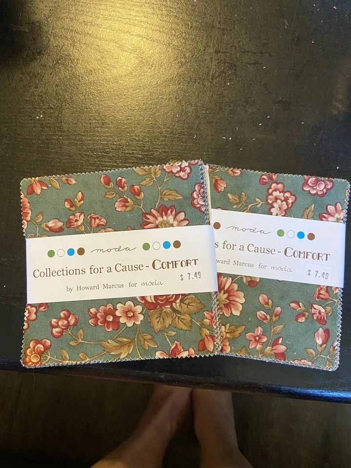 Collection for A Cause Comfort by Howard Marcus for Moda. 2 Charm Packs See Des - Image 1 of 2
