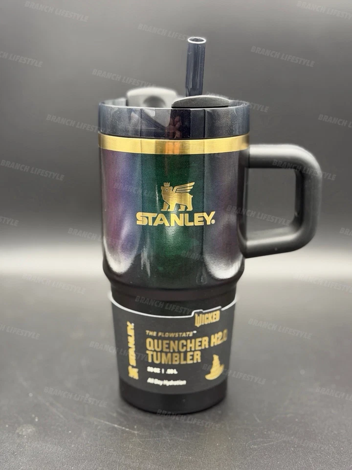 Stanley 20 oz Stainless Steel H2.0 Flowstate Quencher Tumbler Elphaba For Good