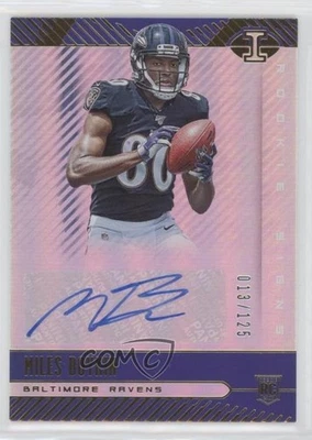 2019 Panini Illusions Rookie Signs /125 Miles Boykin #RS-MIB Auto RC - Image 1 of 2