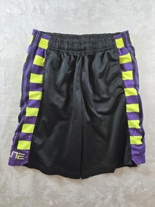Nike Elite Dri Fit Shorts Youth Boys M Training Fitness Basketball 9" 698590-010 - Picture 1 of 16