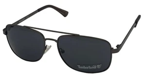 Timberland Men Gunmetal Sunglass Rectangle Metal Mirror Lens TB7175. 9C - Picture 1 of 13
