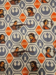 Star Wars Rogue One Polygon Flannel Cotton Fabric by The Yard - Picture 1 of 4