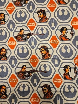 Star Wars Rogue One Polygon Flannel Cotton Fabric by The Yard - Image 1 of 4