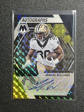 2023 Panini Mosaic Jamaal Williams Choice Black Gold Prizm Auto #8/8 Saints