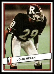 Jo Jo Heath Ottawa Rough Riders #9 1985 JOGO Football Card - Picture 1 of 2
