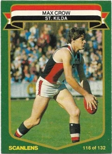 1985 Scanlens (116) Max CROW St. Kilda - Picture 1 of 1
