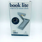 BOOK LITE W LCD Alarm Clock Perfect Solutions Clips On Book Or Stands Up 