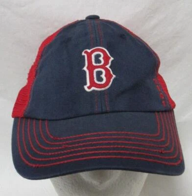 Boston Red Sox Snapback "Vintage Mesh" Baseball Cap Hat E1 1526 - Image 1 of 4