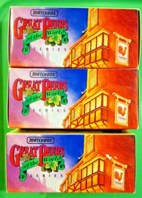 3x 🔥1993 MATCHBOX🔥 New Models Great Beers of The World Kronenbourg Holstein - Image 1 of 4