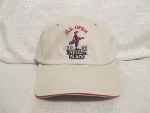 2009 US Open Bethpage Negro USGA 109th Championship Gorra Sombrero Lucas Glover - Imagen 1 de 3