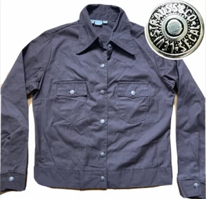Vintage 70’s Brown Western Levis Womens M Jacket Levi’s Buttons Pointed Collar - Picture 1 of 13