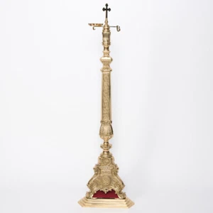 Traditionelles massives Messing verziertes Kirchenräuchergefäß/Durible Ständer #152CS (Chalice Co) - Bild 1 von 9