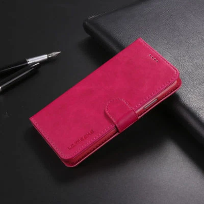 Leather Case For iPhone 17 16 15 14 13 12 11 Pro Max Magnetic Flip Wallet Cover - Image 1 of 4