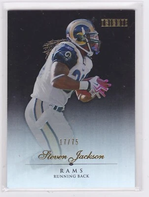 2010 Topps Tribute - Black Parallel #17/75 - Steven Jackson #69 - Image 1 of 2
