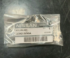 GENUINE OEM CVT Trans Axle Differe Oil Seal for Nissan - 1PC (38342-3VX0A) (2WD) - Picture 1 of 3