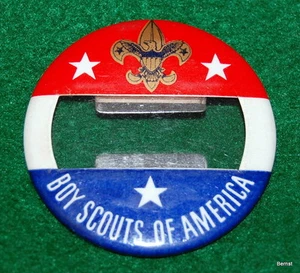 BOY SCOUT PINBACK - NAME TAG - 2 1/4 INCHES - Picture 1 of 2