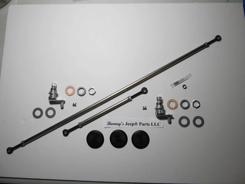 DEFECTIVE Damage FITS JEEP CJ5 CJ6  WINDSHIELD WIPER LINKAGE KIT 1968 19 G3D Foto 1 de 4