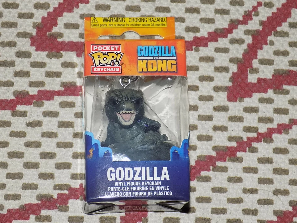 FUNKO, GODZILLA, POCKET POP KEYCHAIN, VINYL FIGURE, NEAR MINT Foto 1 de 1