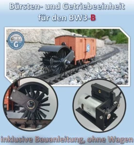 15323 Bürsten- und Getriebeeinheit BW3-B-4030, Spur G, Gartenbahn, ohne Akku - Bild 1 von 12