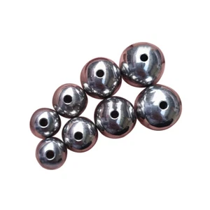 Solid Stainless Steel Ball Drilling Steel Ball Through Hole Steel Ball Ø3mm-12mm - Picture 1 of 9