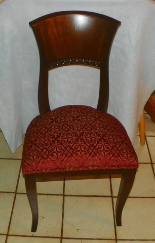 Walnut Italian Desk Chair / Sidechair  (SC254) Cover
