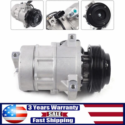 AC Compressor w/ Clutch Fit Kia Sportage Hyundai 2010 2012 2013 2014 2015 2.4L Foto 1 de 4