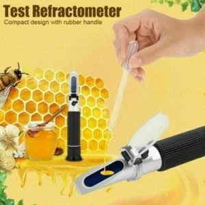 1 Set Bee Rearing For Hand Held Refractometer Beekeeping Tools Honey Detection - Picture 1 of 1