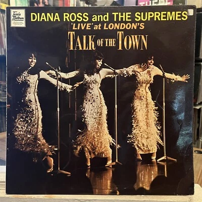[SOUL]~EXC/VG+ LP~The SUPREMES~Live At London's Talk Of The Town~[1968]~UK Impor - Image 1 of 4