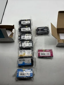 (5PK,Black) Ink Cartridge 950 XL for OfficeJet Pro 8660 8615 8625 & Bonus Colors - Picture 1 of 12