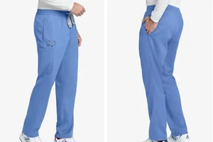 Grey's Anatomy by Barco Men's 5-Pocket Elastic Waist Cargo Scrub Pants XXL NWT - Picture 1 of 5