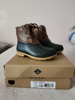 Botas Sperry para niños pequeños talla 9 nuevas Foto 1 de 4
