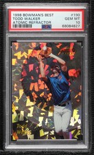 1998 Bowman's Best Atomic Refractor /100 Todd Walker #190 PSA 10 GEM MT